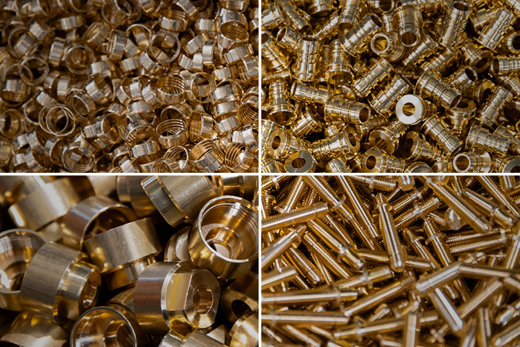 Bival | Turned brass metal fittings